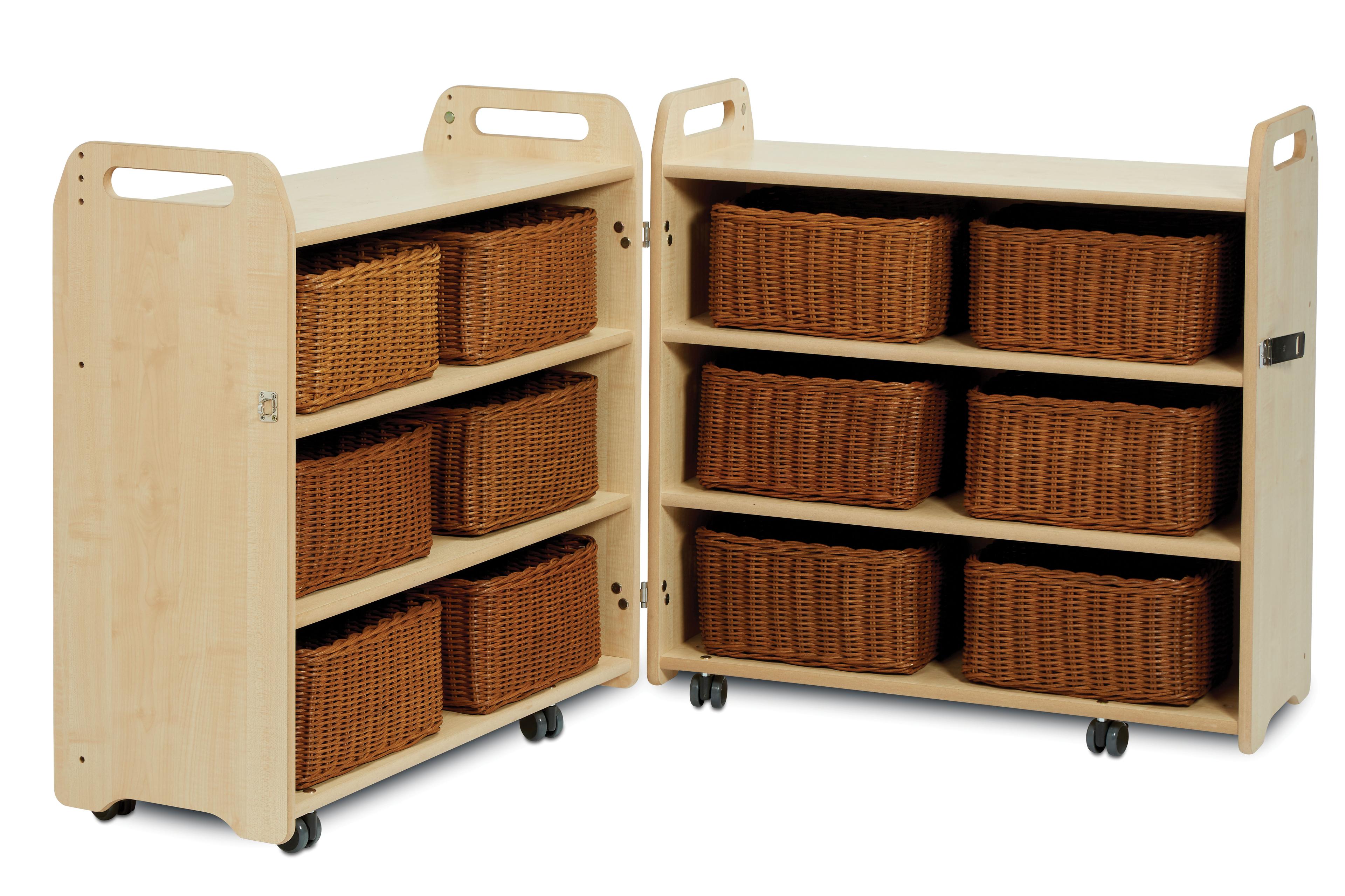 Millhouse Pack-away Storage - Rattan Baskets