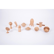 tickit Wooden Space Adventure Set - Pack of 10