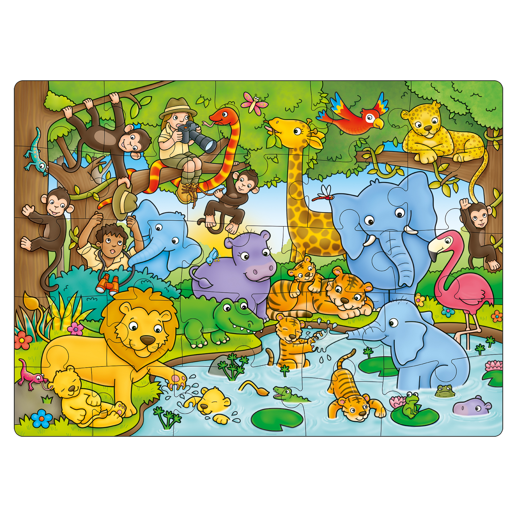 Orchard Toys Who's in the Jungle Puzzle 