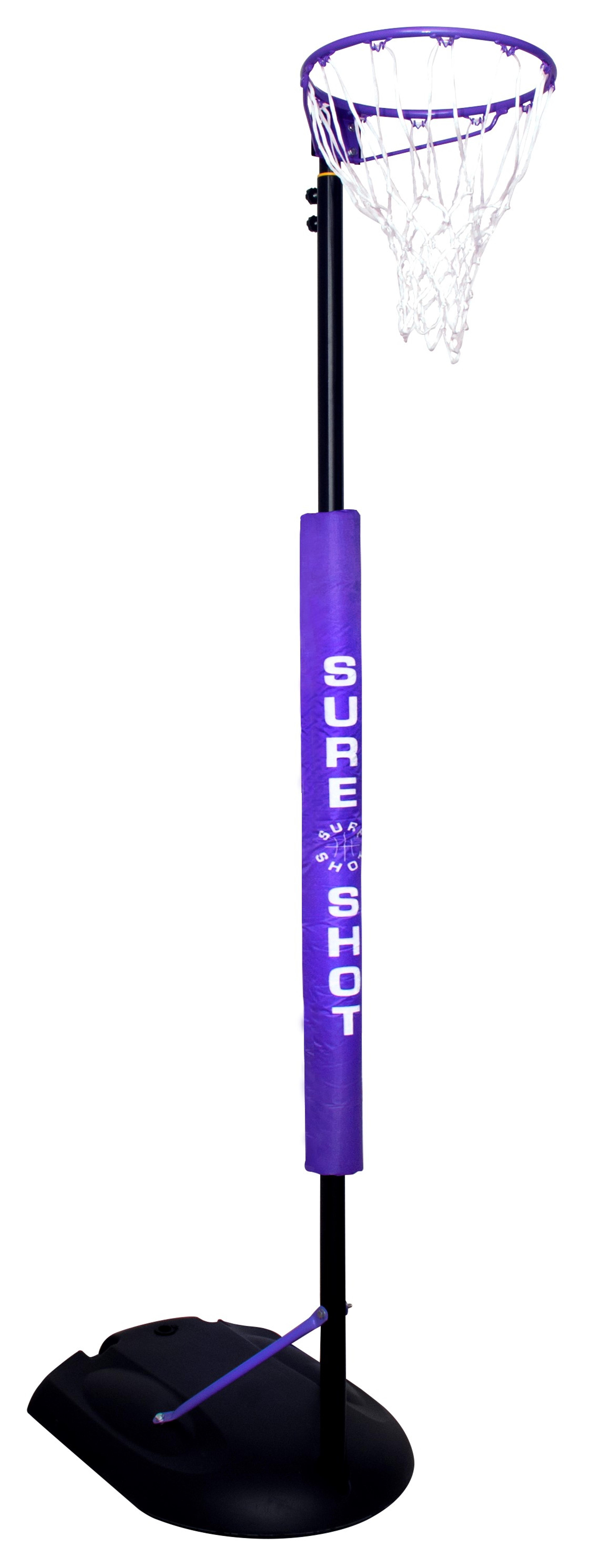 Sure Shot 503 Goal Shot Netball Unit - Black/Purple