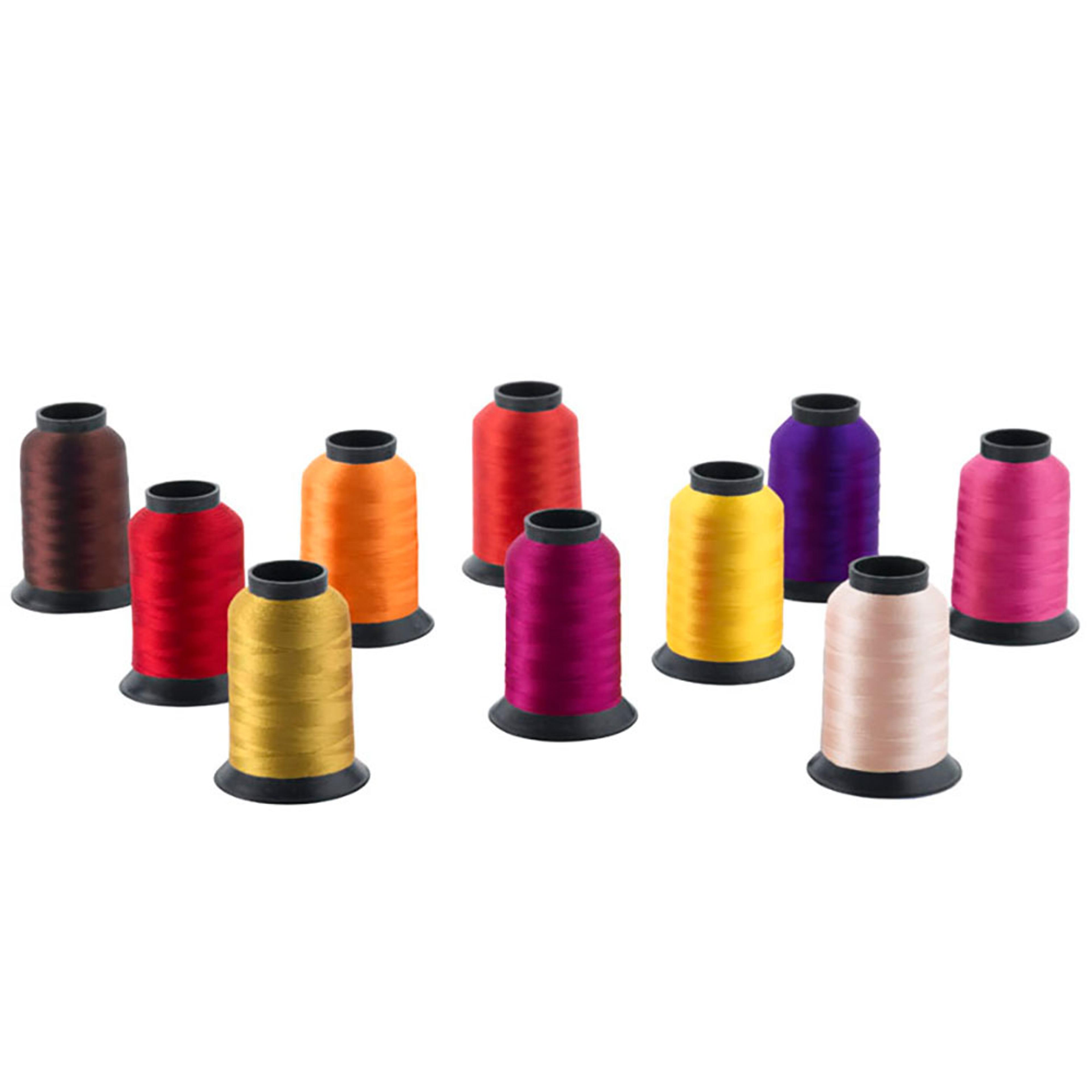 SureStitch Viscose Rayon Embroidery Thread - Brights - Pack of 10