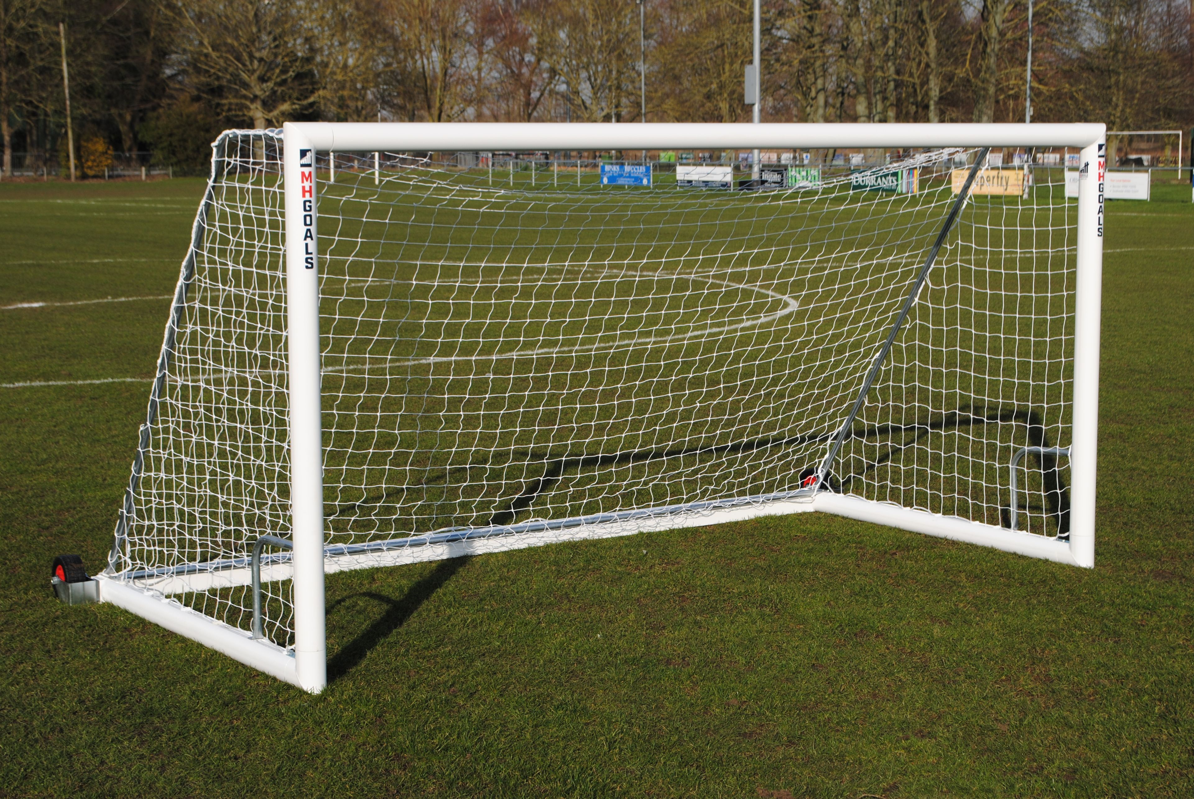 MH Lift and Go Self-Weighted Football Goals - 16 x 7ft - Pair