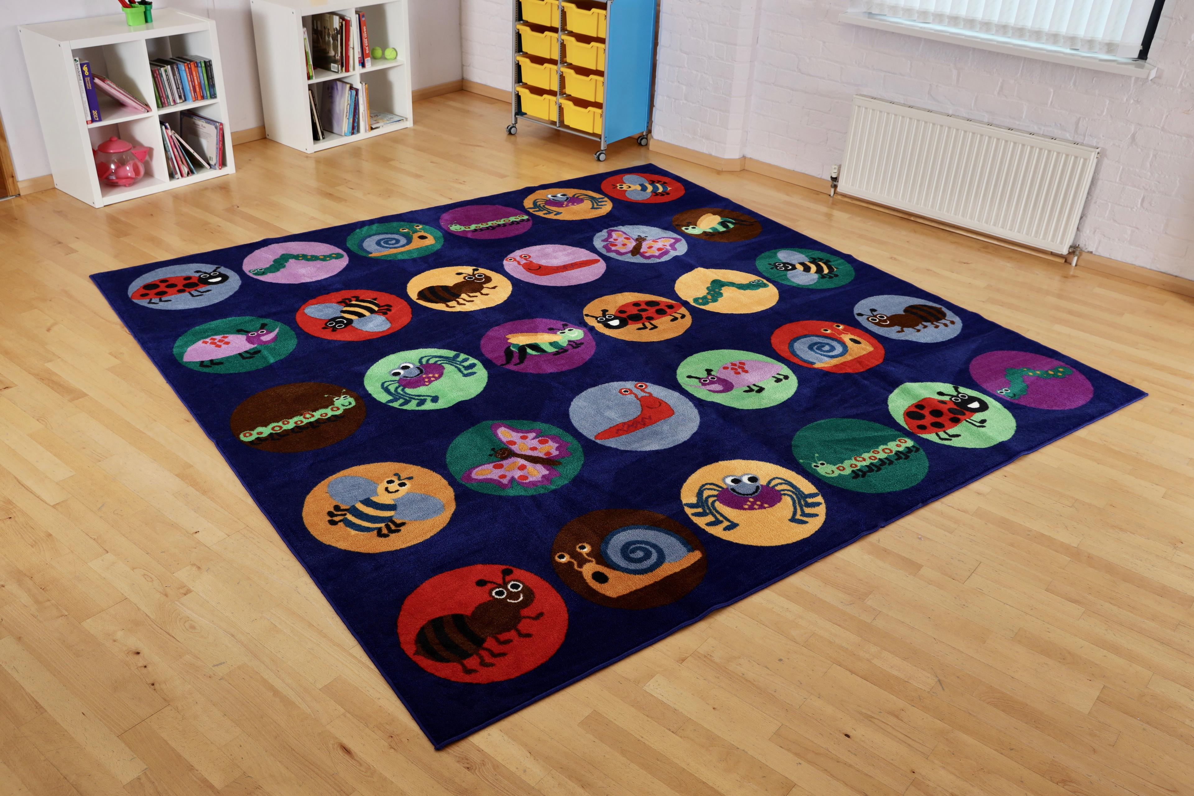 Mini Beasts 3x3m Placement Carpet - Delivered with FREE Runner