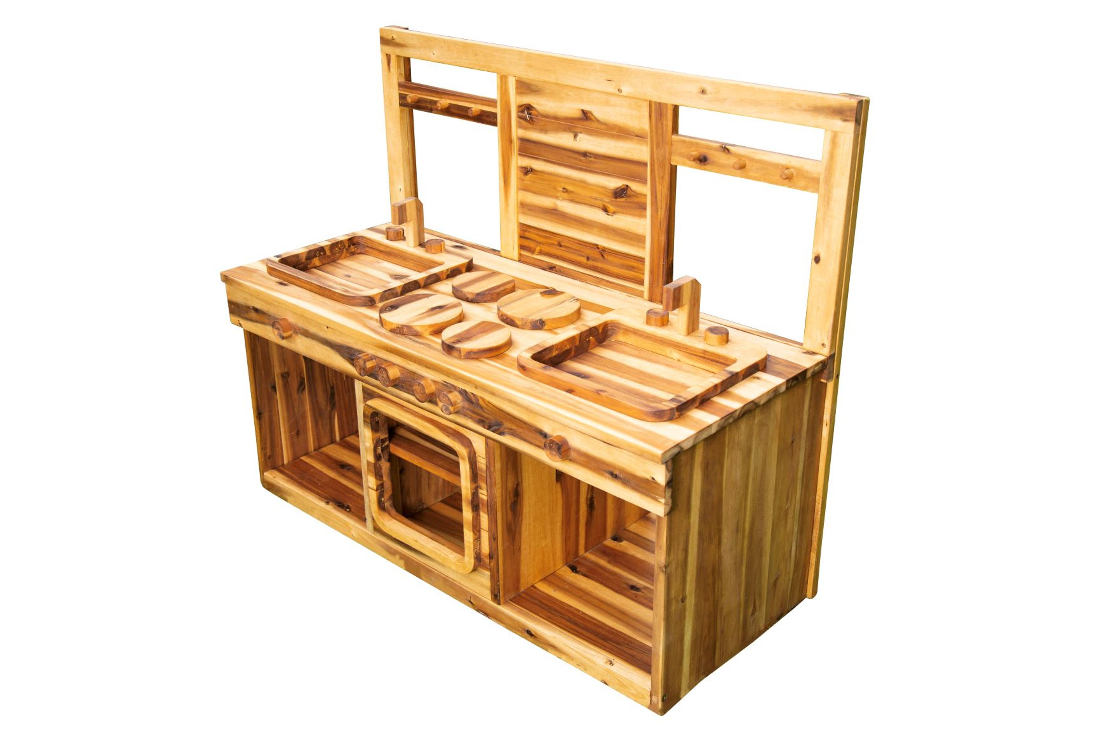 Outdoor Wooden Mud Kitchen 