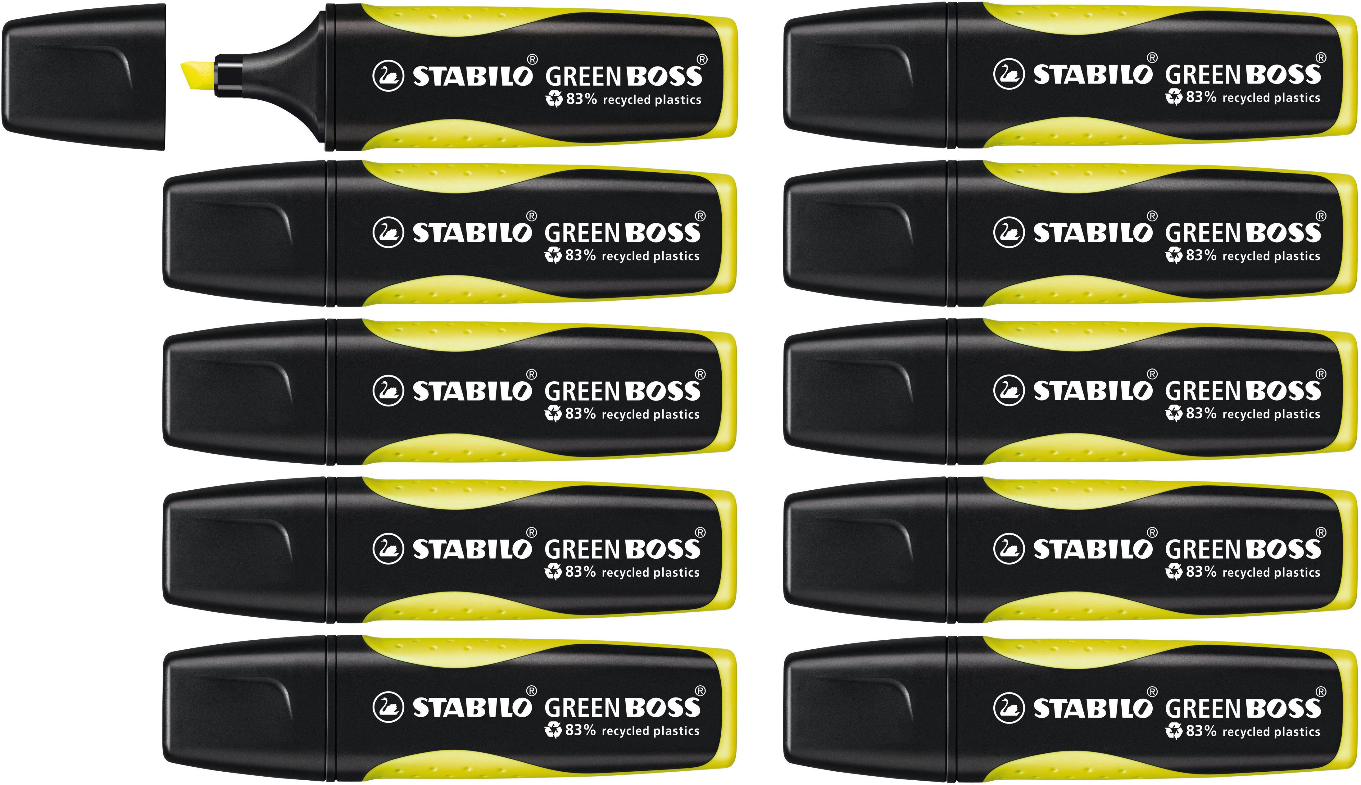 Stabilo Green Boss - Yellow