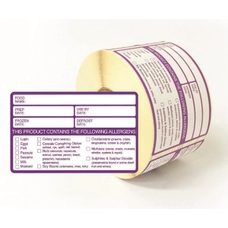 Allergen Removable Use By Label 2 X 4 - Pack of 500