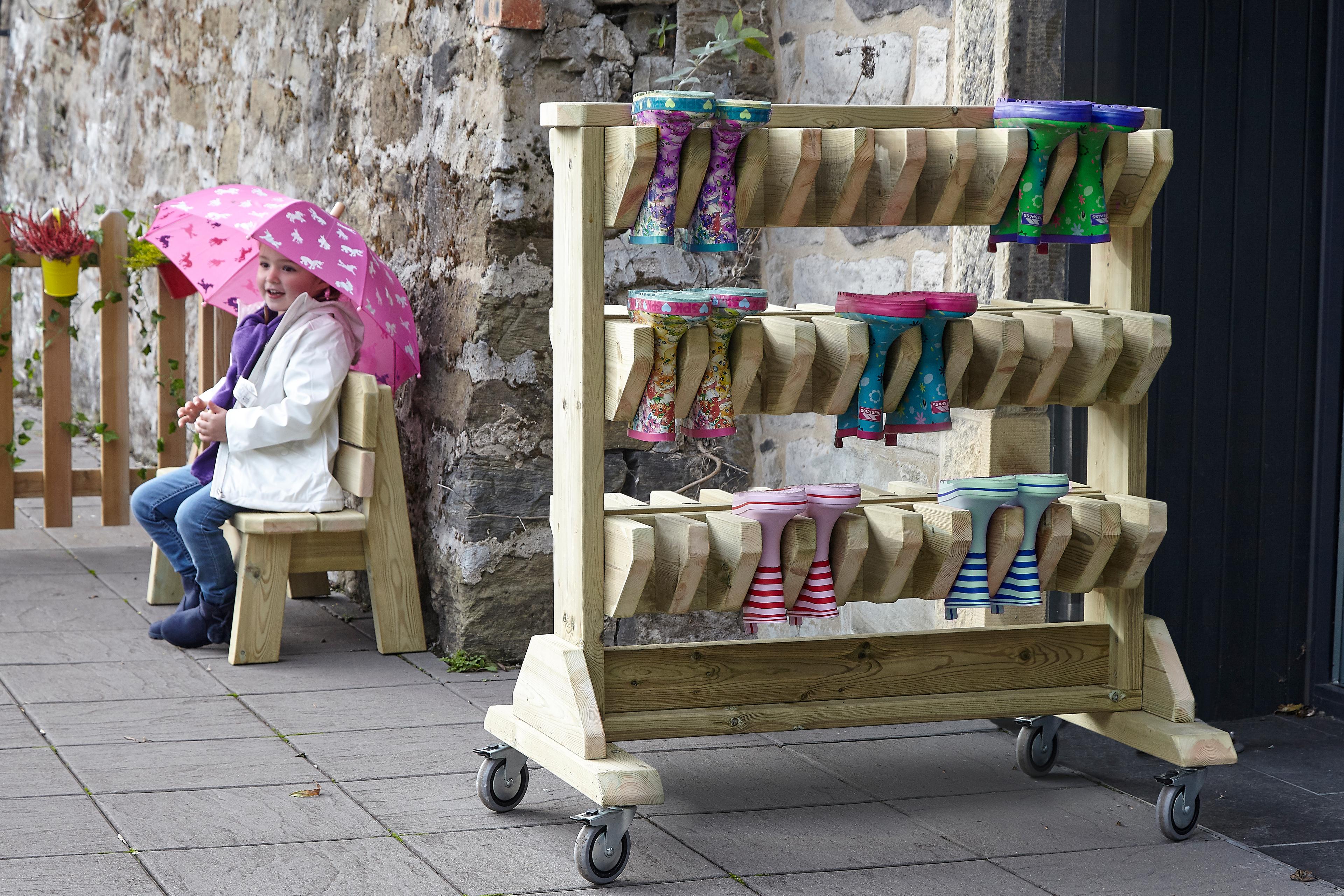 Millhouse Outdoor Double Sided Welly Storage 