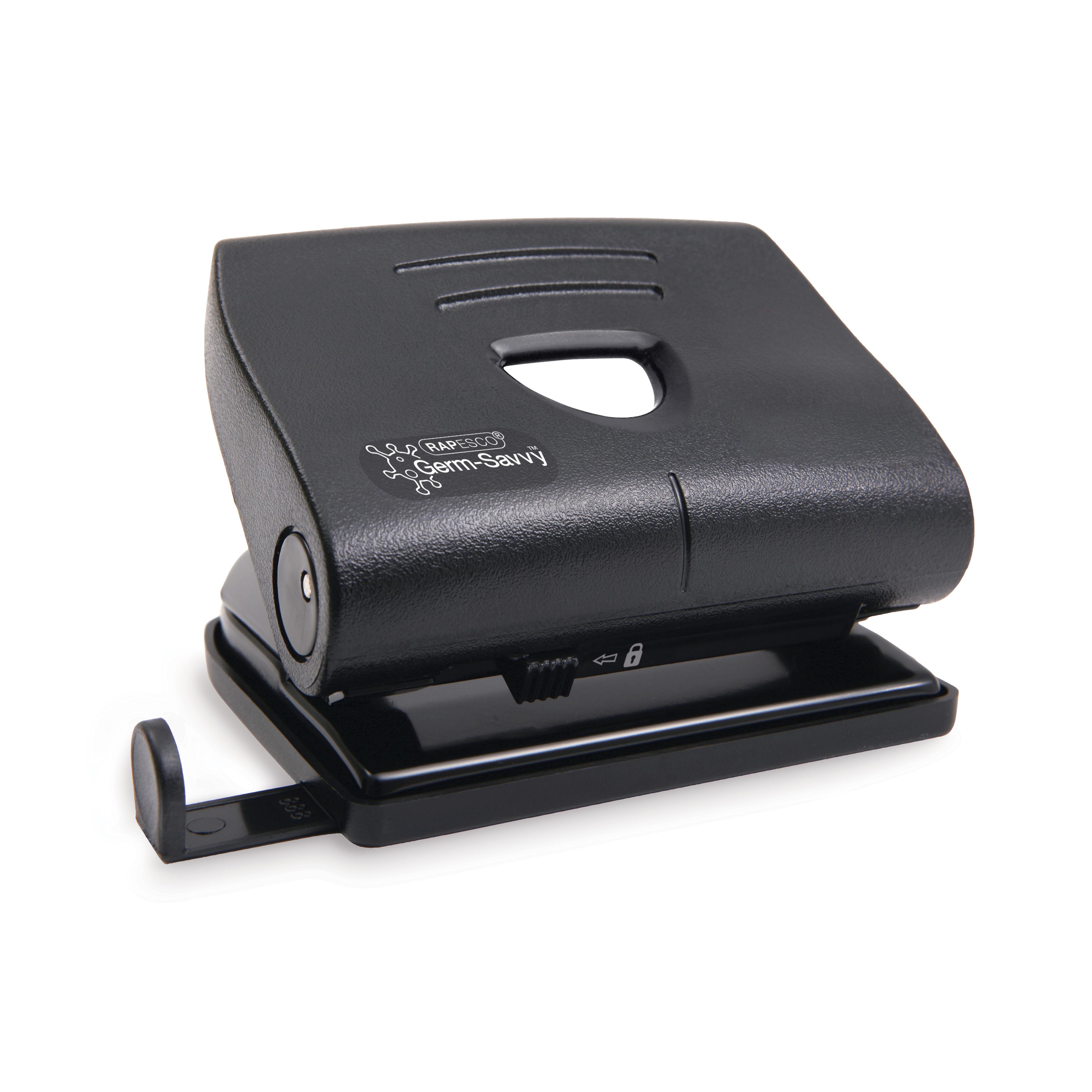 RAPESCO Germ-Savvy 2 Hole Punch - Black (22 Sheet)