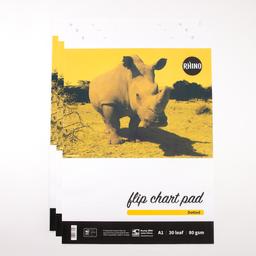 RHINO Dotted Flipchart Pad - A1 - Pack of 5