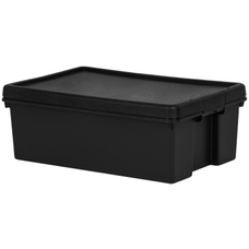 Wham Bam Recycled 36ltr Box And Lid - Black