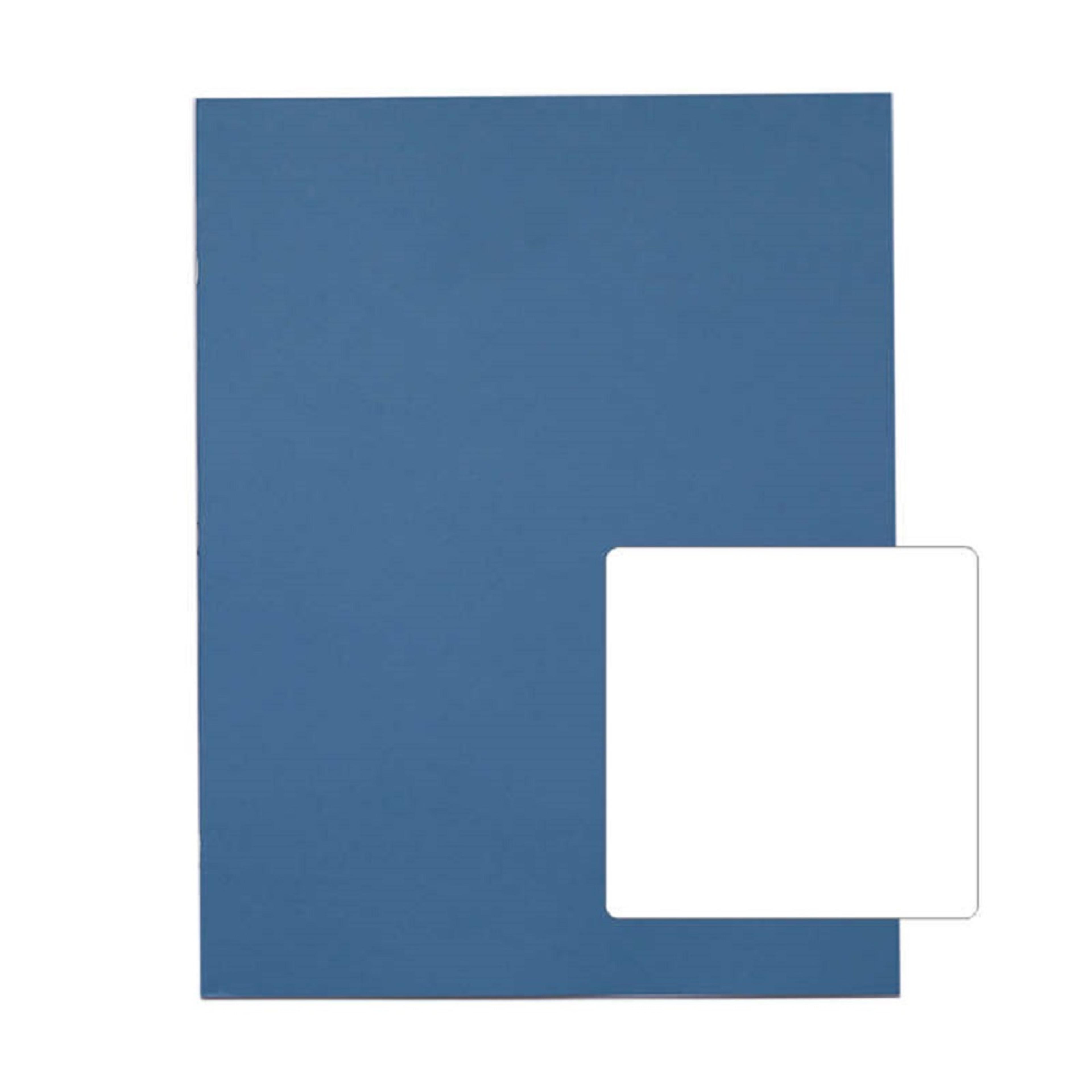 Rhino A3+ Workbooks 40 Page, Plain, Blue - Pack of 30