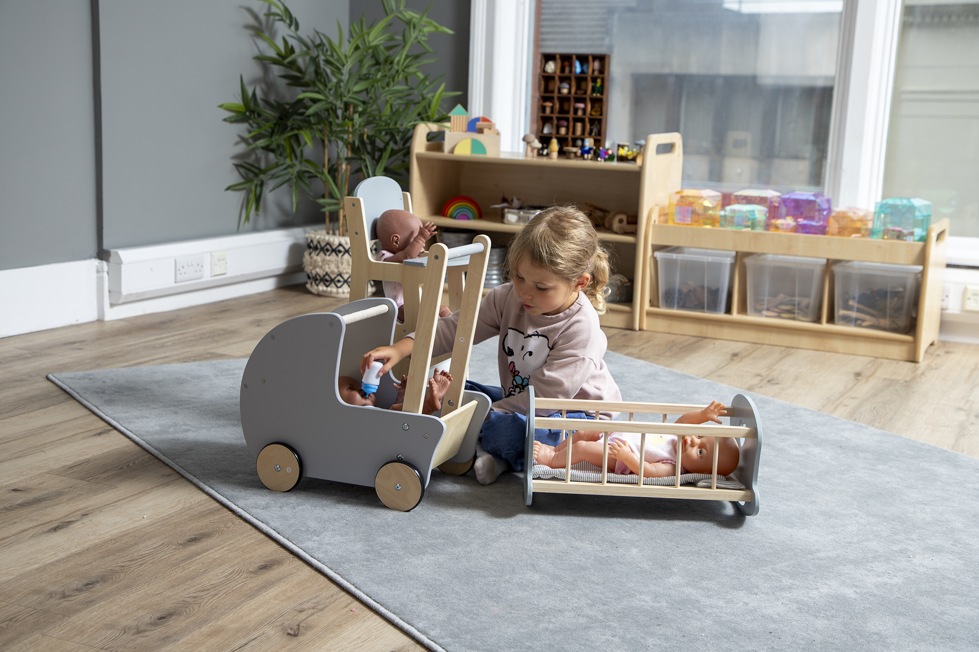 Tidlo wooden store pram