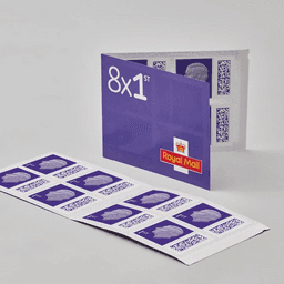 Royal Mail 1st Class Stamps - Sheet of 8