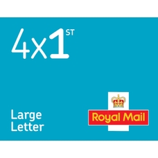 Royal Mail 1st Class Large Stamps - Sheet of 4