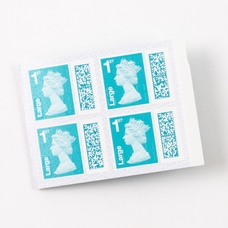 Royal Mail 1st Class Large Stamps - Sheet of 4