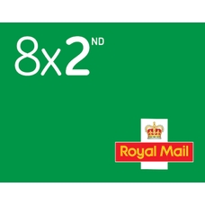 Royal Mail 2nd Class Stamps - Sheet of 8