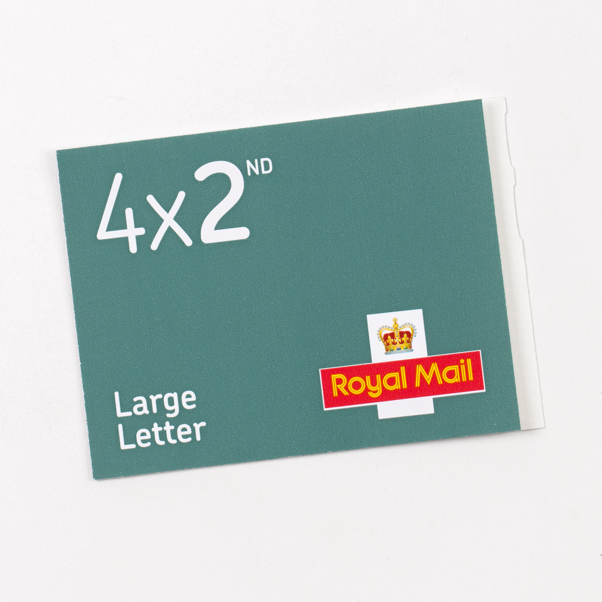 HP00051777 Royal Mail 2nd Class Large Letter Stamp Book of 4