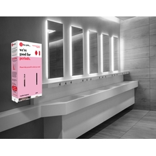 Hey Girls Free Vend Sanitary Dispenser - Pink