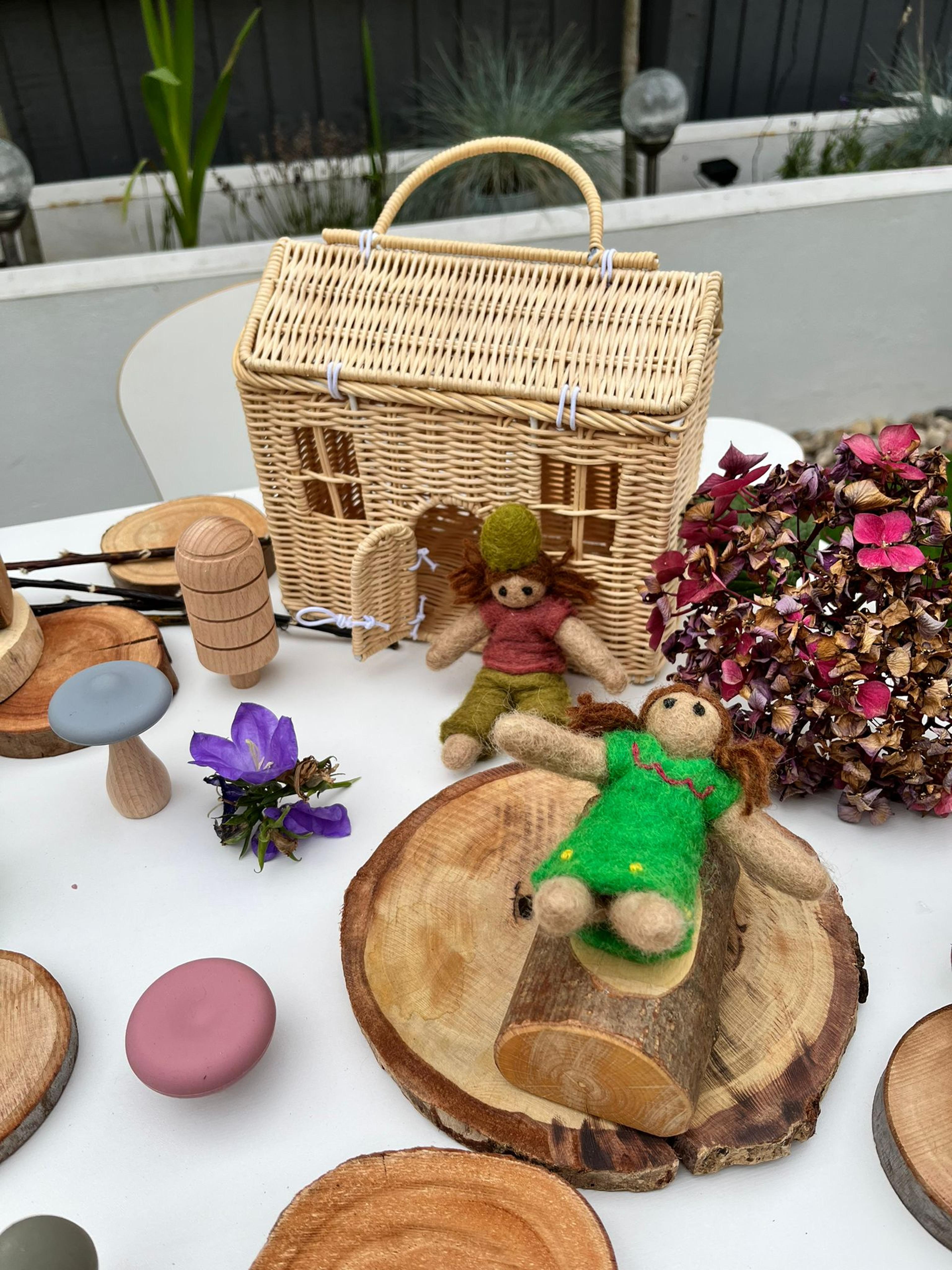 Rattan Dolls House from Hope Education