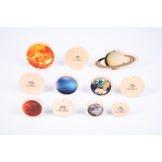Wooden Solar System Disc Set