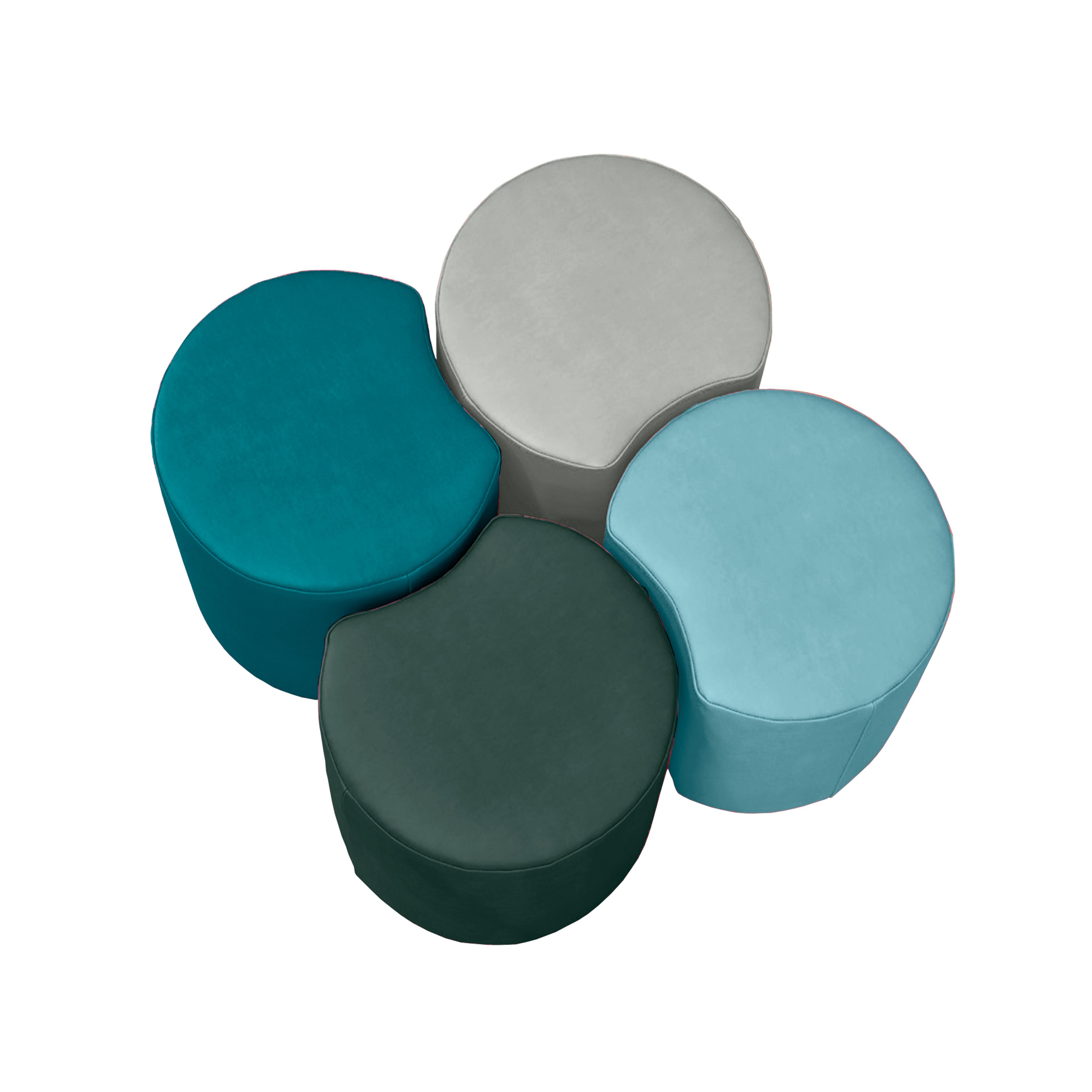 Maplescape Set of 4 Foam Seats from Hope Education