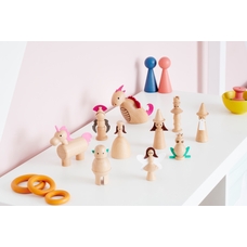 tickit Wooden Enchanted Figures - Pack of 10