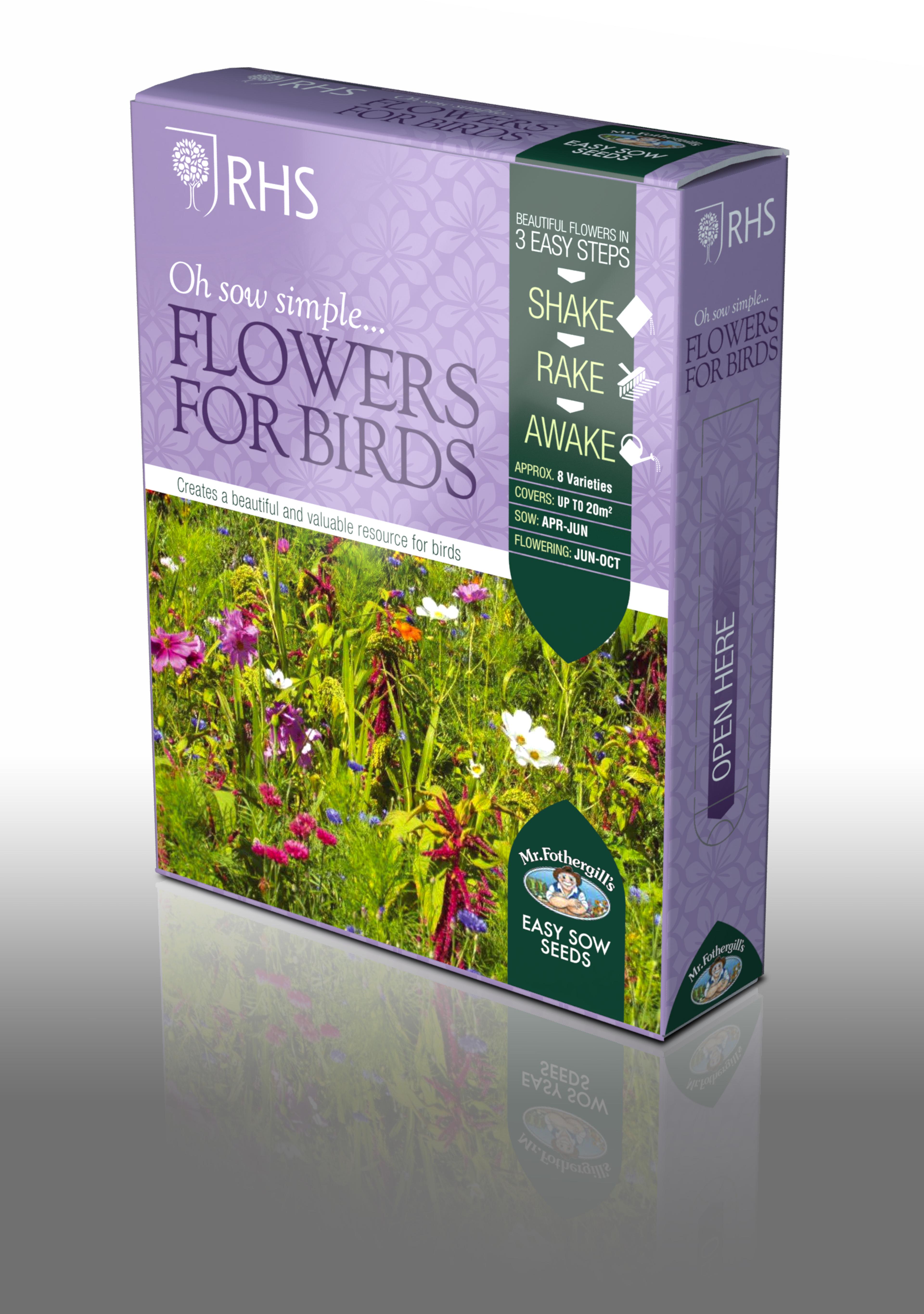 RHS Flowers for Birds Seed Pack 