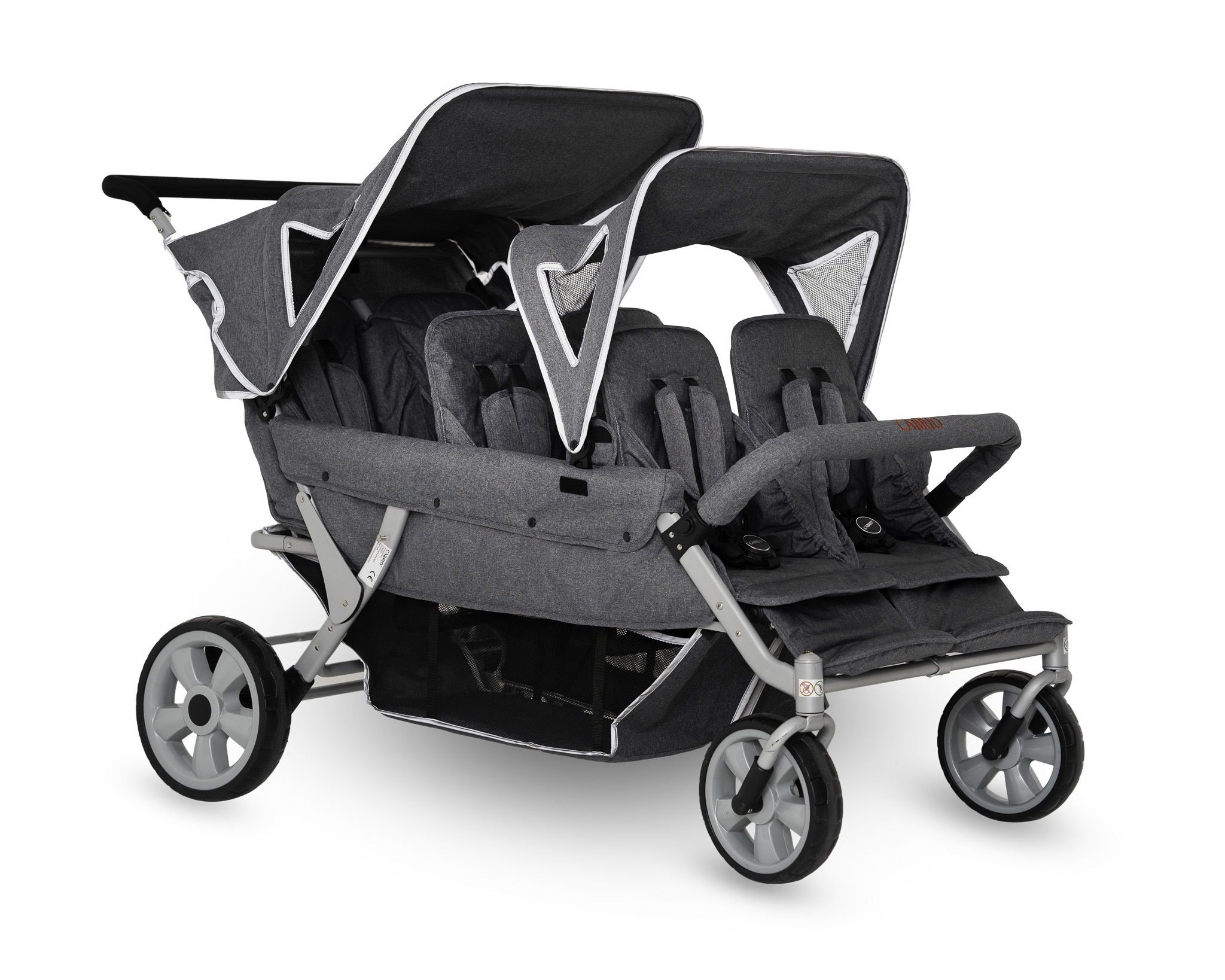 Cabrio 6 Seater Stroller with Raincover