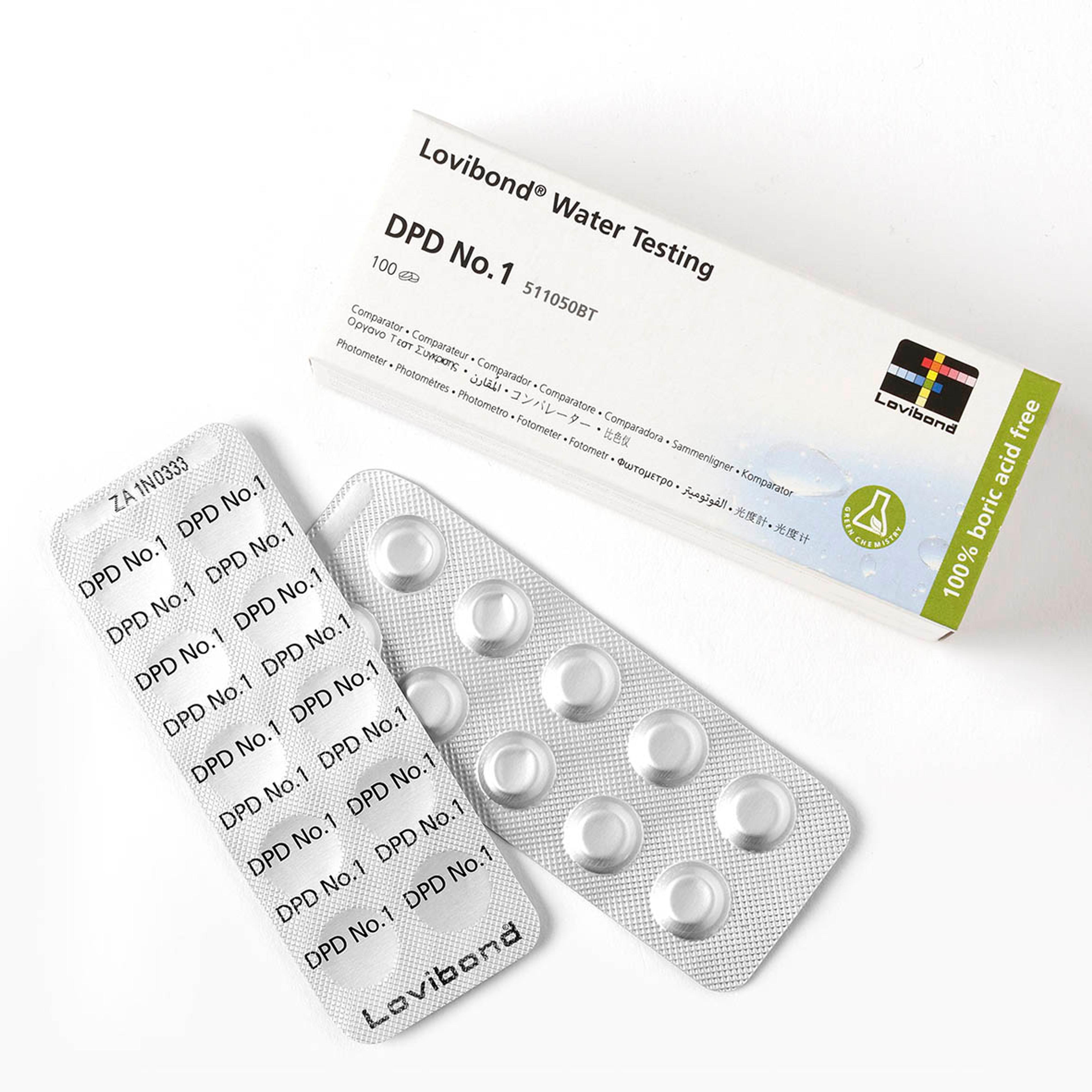 Lovibond Test Tablets - DPD No. 1 - Pack of 100