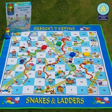 eduk8 worldwide Snakes And Ladders Dice Game - Large