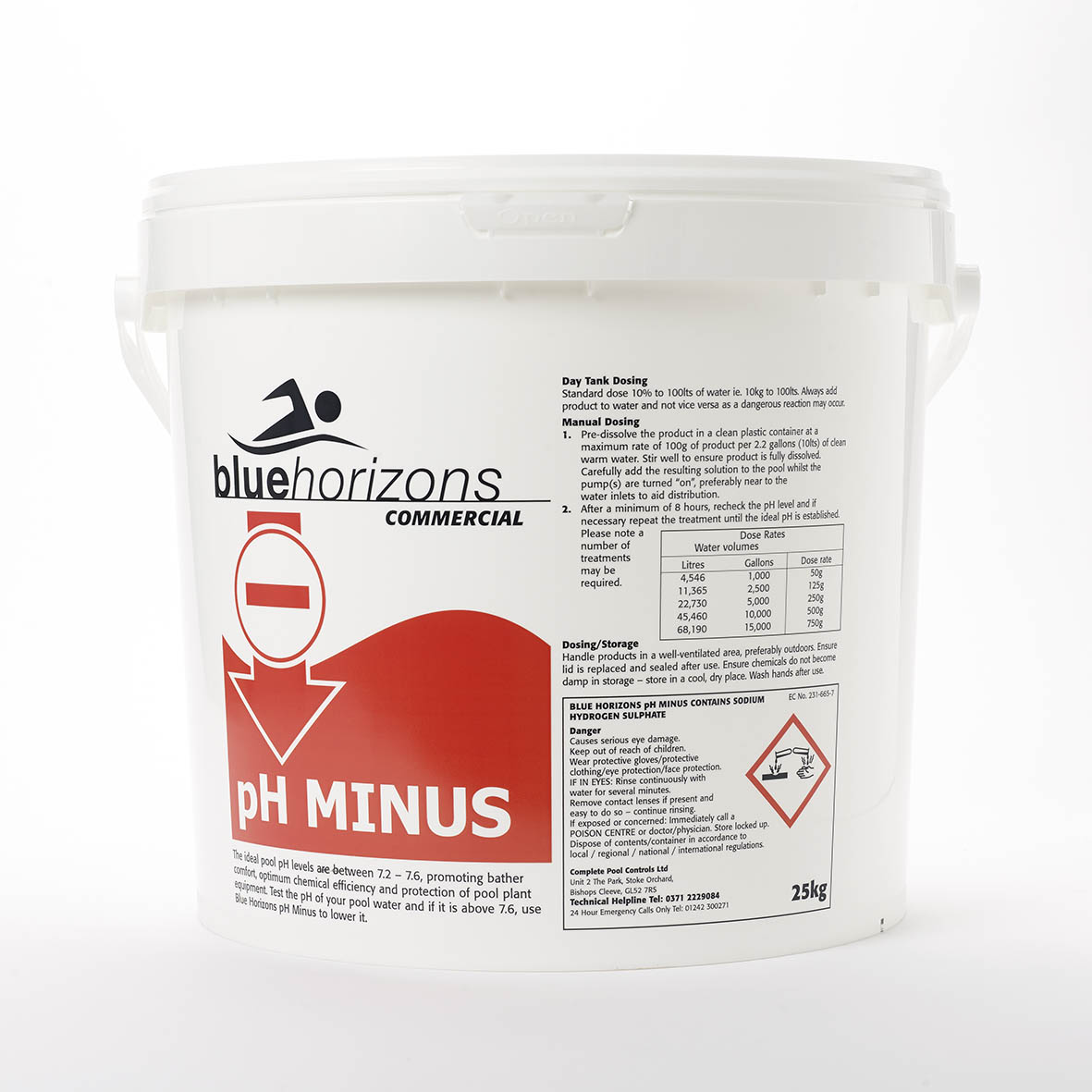 Blue Horizons pH Minus (Dry Acid) - 25kg