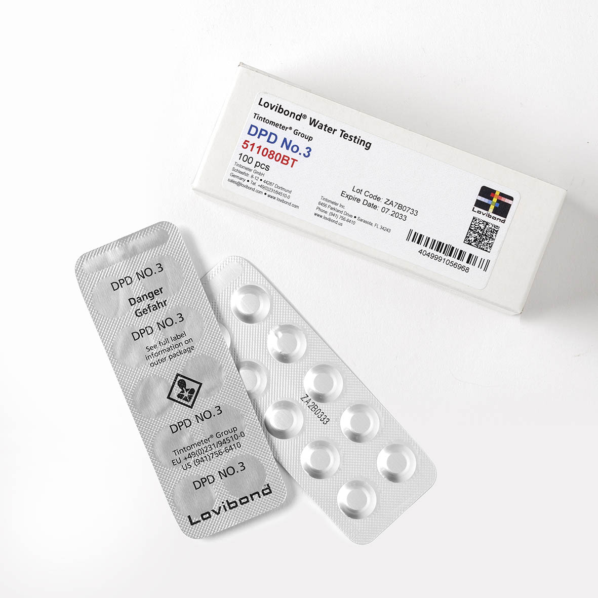 Lovibond Test Tablets DPD No. 3 Pack 100