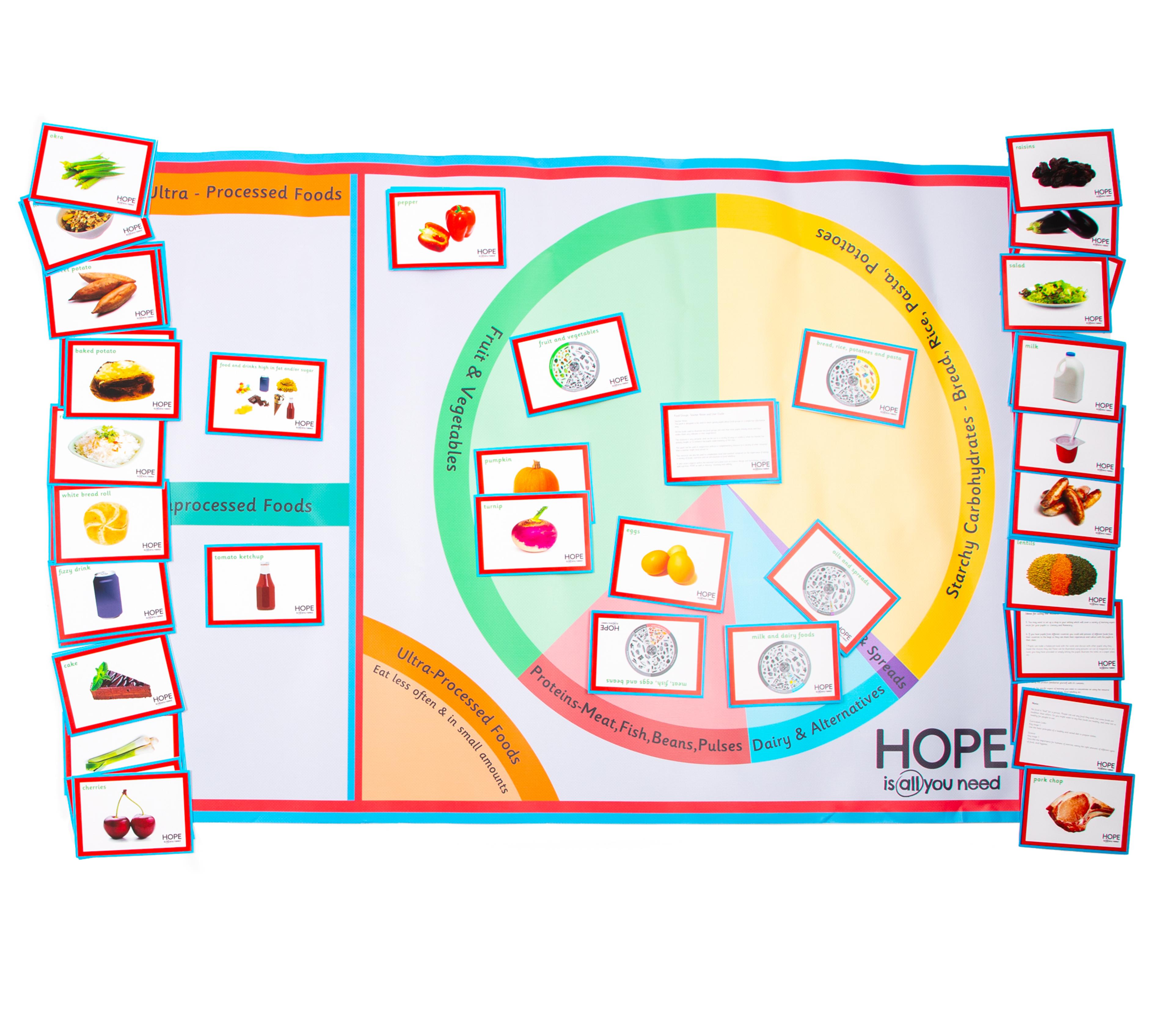 Eatwell Guide Floor Mat Bundle from Hope Education