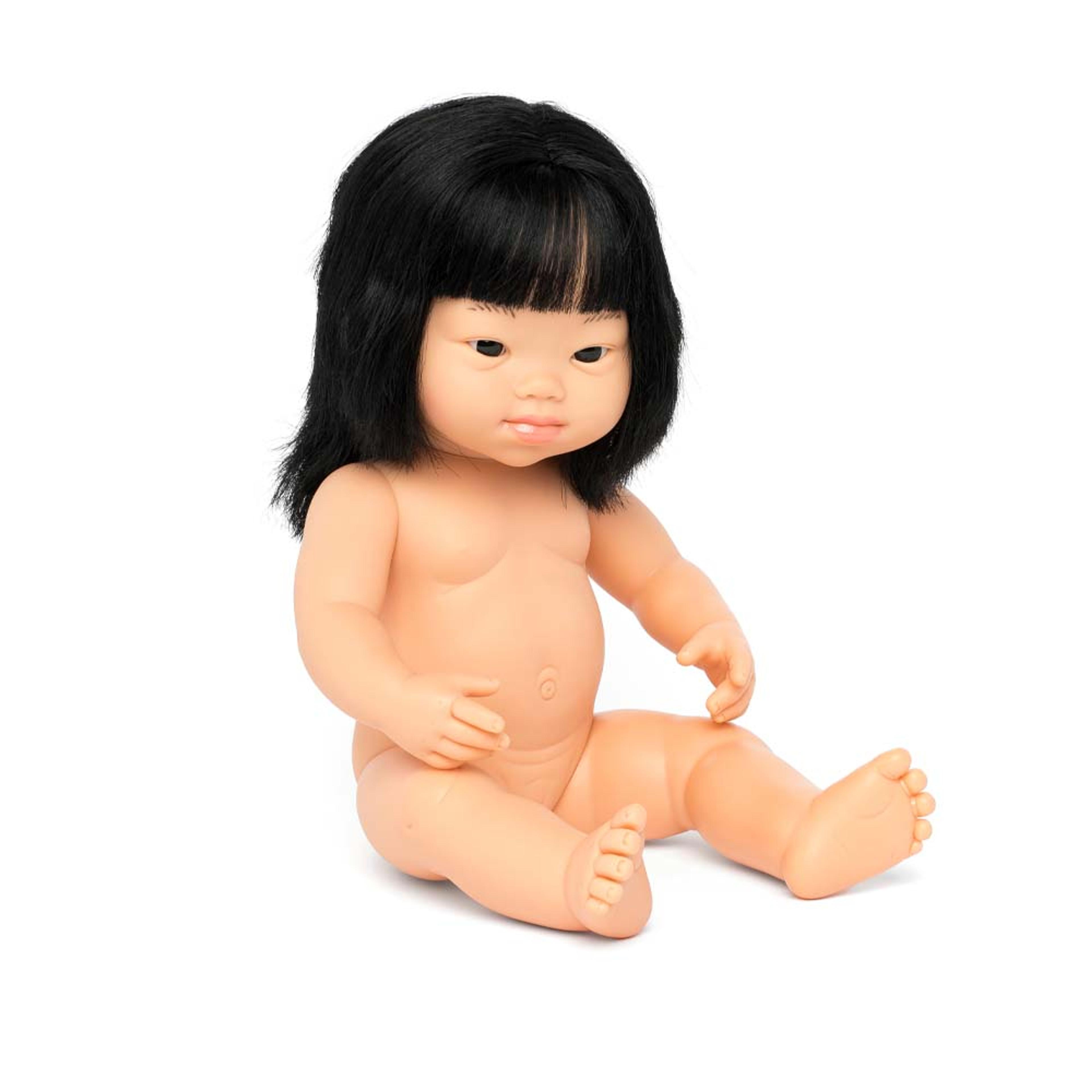 miniland Baby Doll Asian Girl with Down's Syndrome 