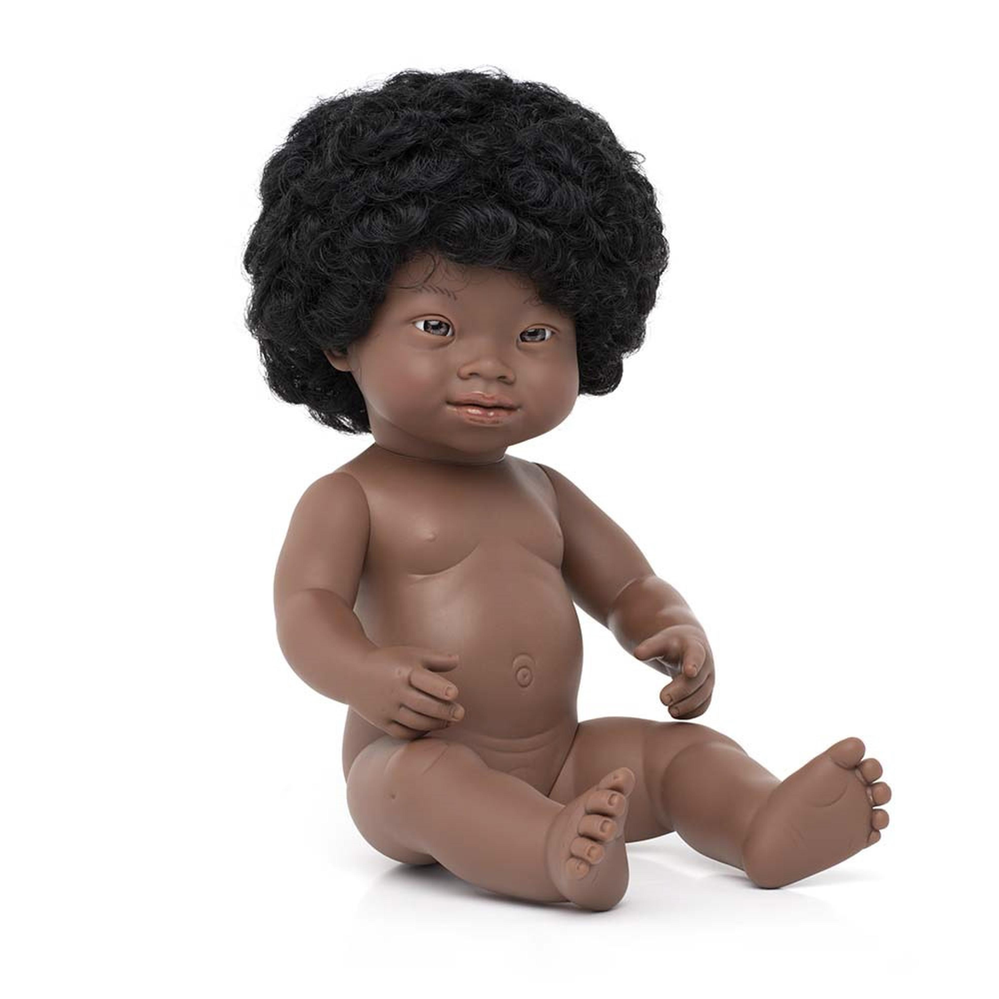 miniland Baby Doll African Girl with Down's Syndrome