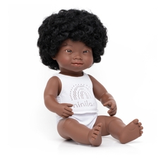 Miniland Baby Doll African Girl with Down's Syndrome