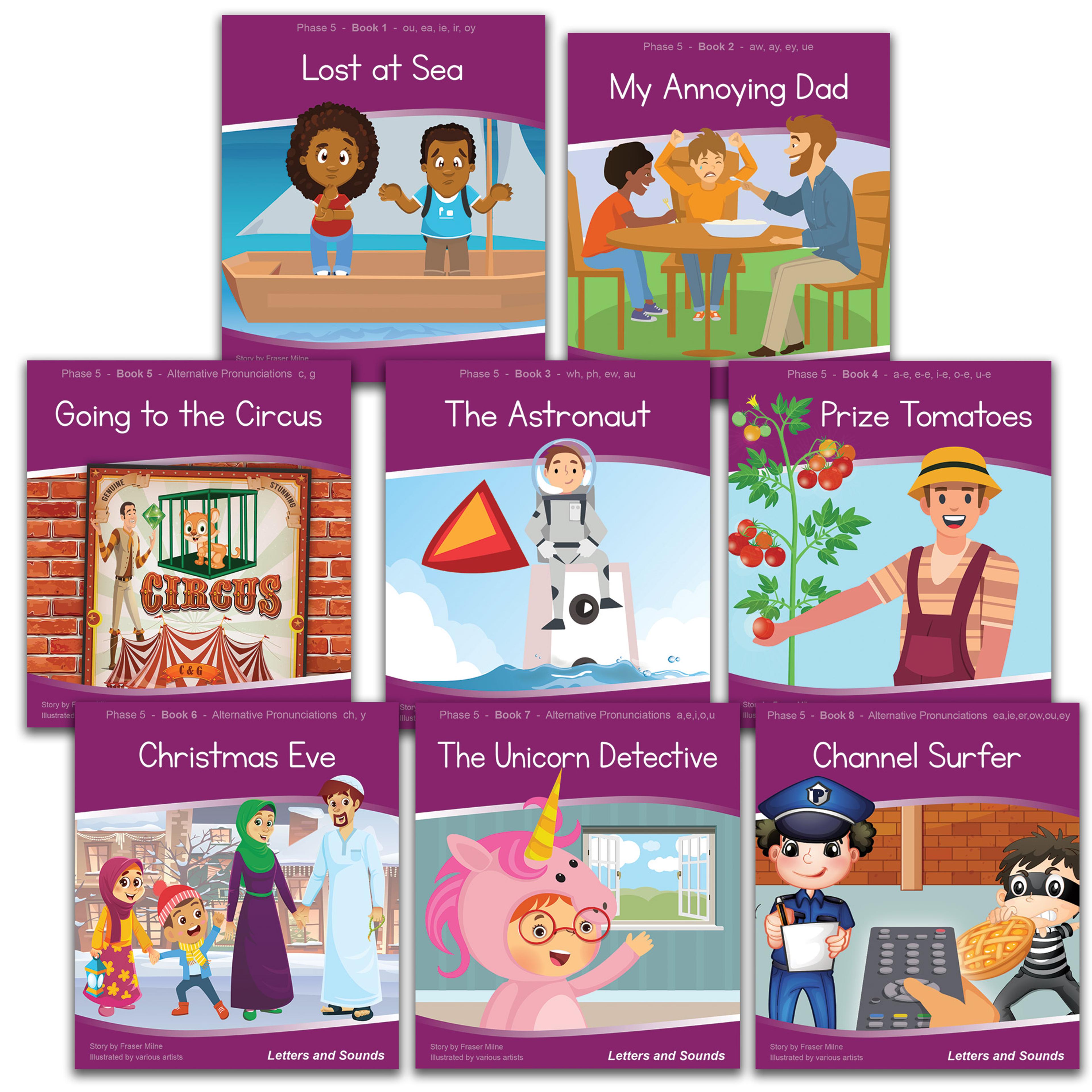 SMART KIDS Fiction Readers - Phase 5 - Pack of 8