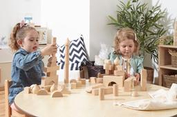 Wooden Architectural Construction Blocks from Hope - 52 Piece 