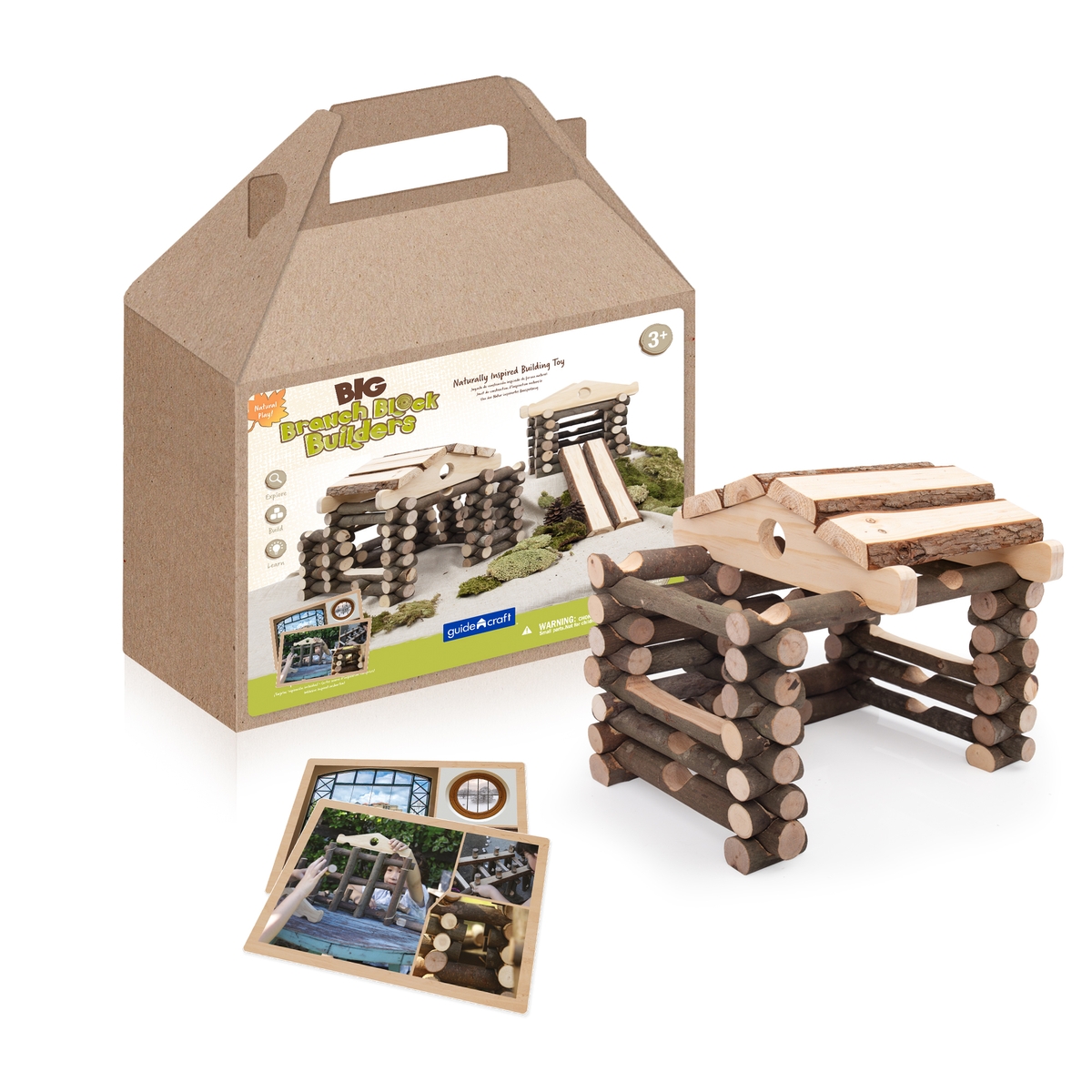 Guidecraft Big Branch Block Builders - 125 Piece | HP00052538 | Hope