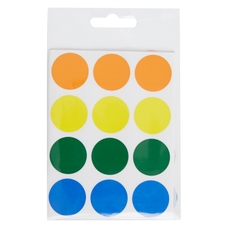 Coloured Circle Label - Pack 240 x 25mm 