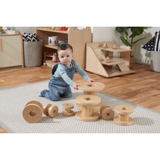Wooden Reels from Hope Education - Pack of 8