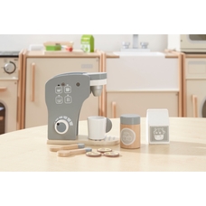 Wooden Coffee Machine from Hope Education - White and Grey 