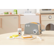 Wooden Toaster from Hope Education - White and Grey 