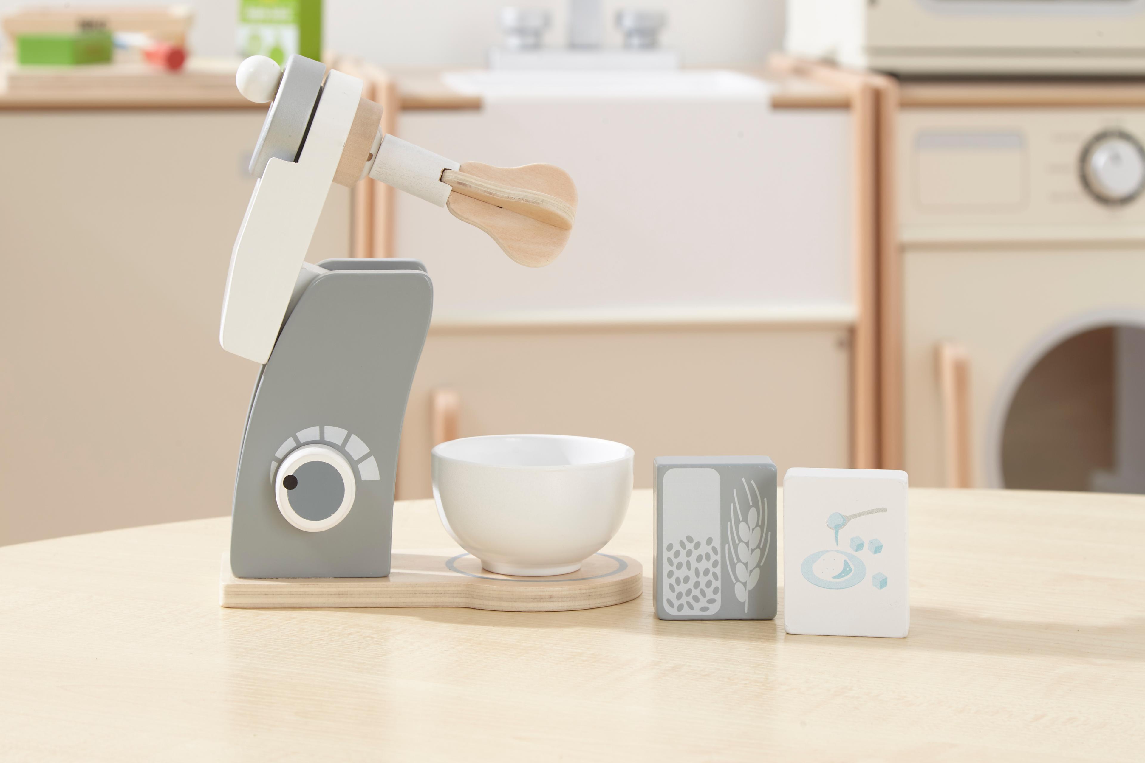 Wooden Food Mixer from Hope Education - White and Grey 