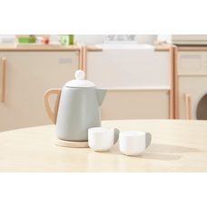 Wooden Kettle from Hope Education - White and Grey 