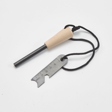 Fire Steel with Wooden Handle 