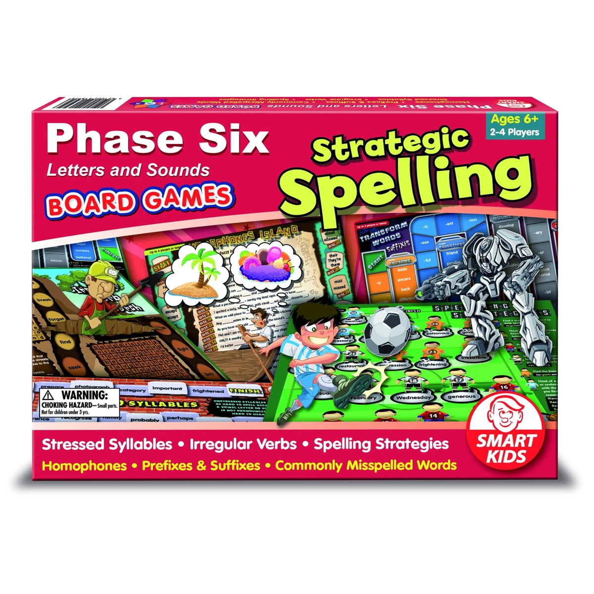 SMART KIDS Letters and Sounds Board Games - Phase 6 | LP00052692 | LDA ...