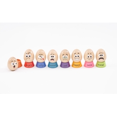 Wooden Emotion Eggs from Hope Education - Pack of 8