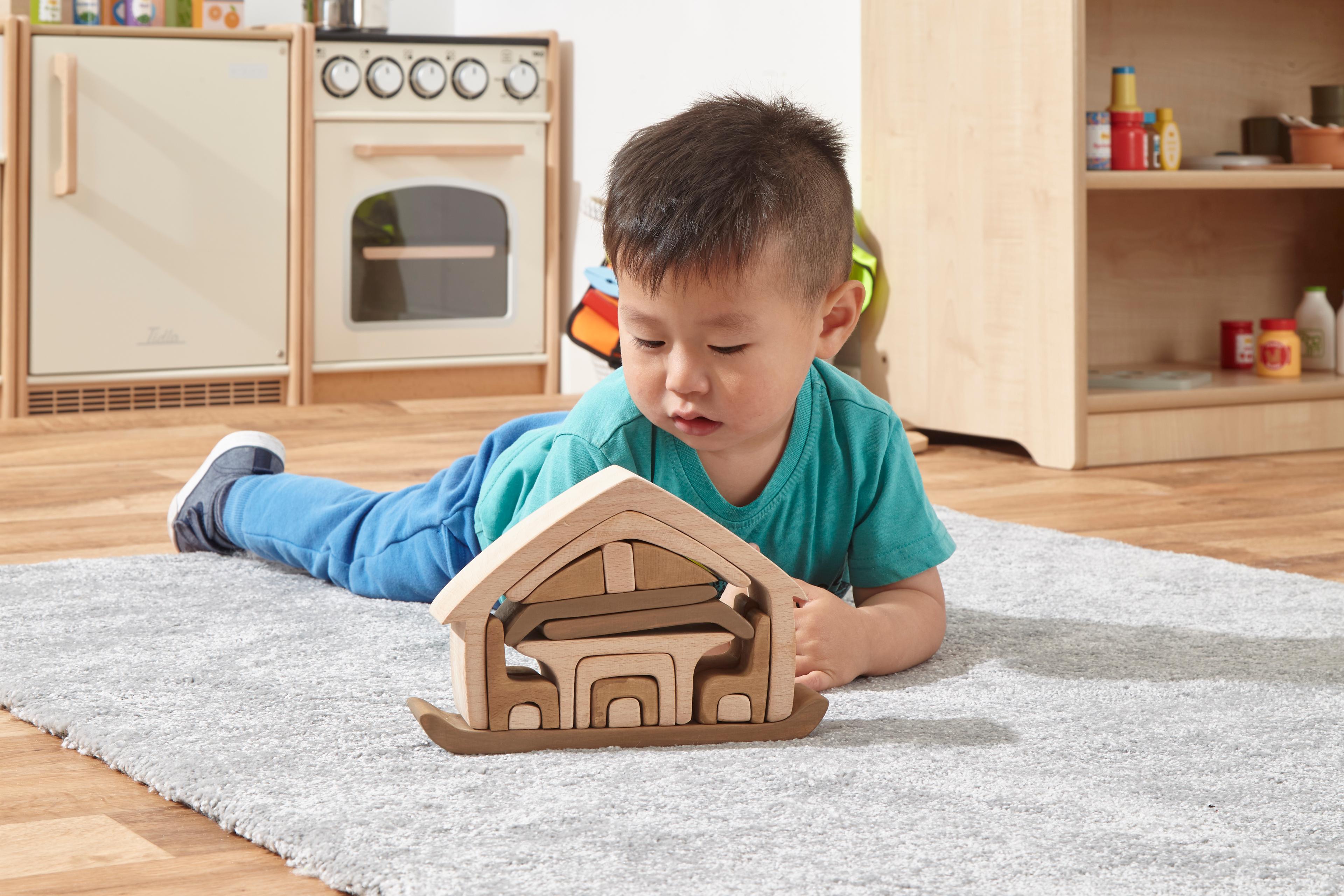 Wooden Nesting House from Hope Education