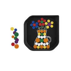 edx education Fun2 Play Messy Tray  Black - Pack of 4